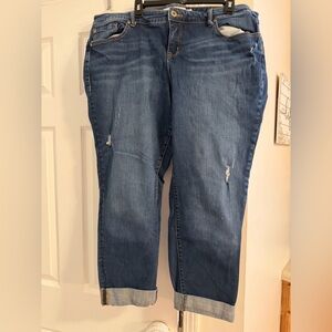 Torrid 22W Women's Boyfriend Blue Jeans